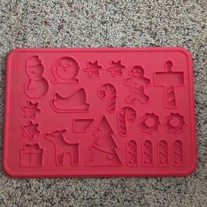 Pampered Chef Christmas cookie mold
